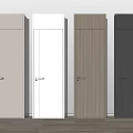 Modern Hinged Doors With Various Colors And Wood Texture For Home Interiors