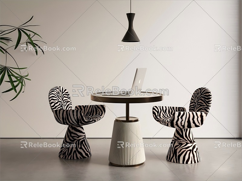 bonaldo modern negotiation tables and chairs 3d model