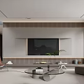Modern Minimalist Living Room Interior With Large Windows Mountain View Sofa And Armchair
