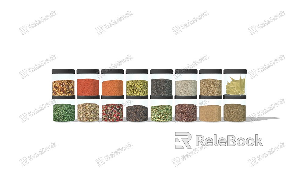 Modern Seasoning Bottle Kitchen Seasoning Combination model