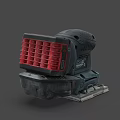 BOSCH Professional Power Sander With Blue Red Design And Sandpaper Pad