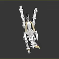 Mech Warrior Mech Soldier Machine Battlearm Mechanical Battlearm Machine Fighter Robot 3d model