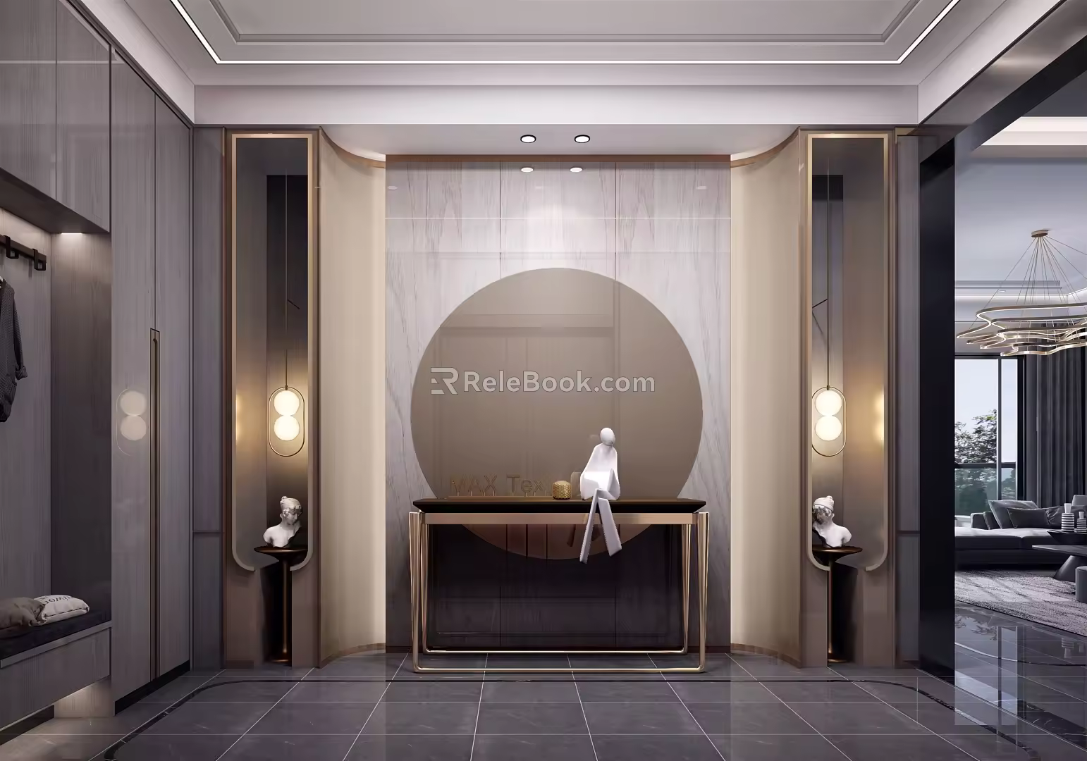 Modern Entrance 3d model