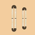 Modern Wall Sconces With Metal Frame And Long Cylindrical Soft Lighting