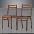 Stylish Wooden Chairs With Backrests And Upholstered Seats In Different Colors
