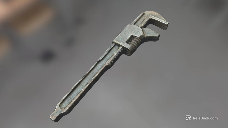 Practical Hardware Tools Adjustable Steel Wrench for Tightening Loosening Nuts Bolts with Adjustable Size 3d model 