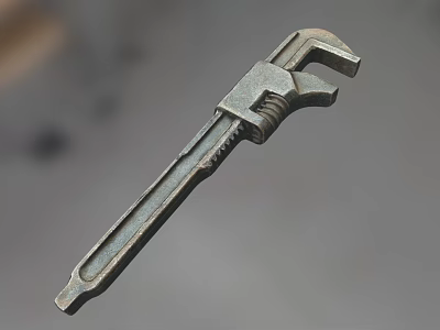 Practical Hardware Tools Adjustable Steel Wrench for Tightening Loosening Nuts Bolts with Adjustable Size 3d model