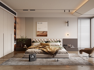 Light Luxury Bedroom model