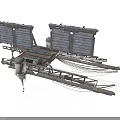 Spacecraft With Solar Panels And Mechanical Structure For Deep Space Exploration