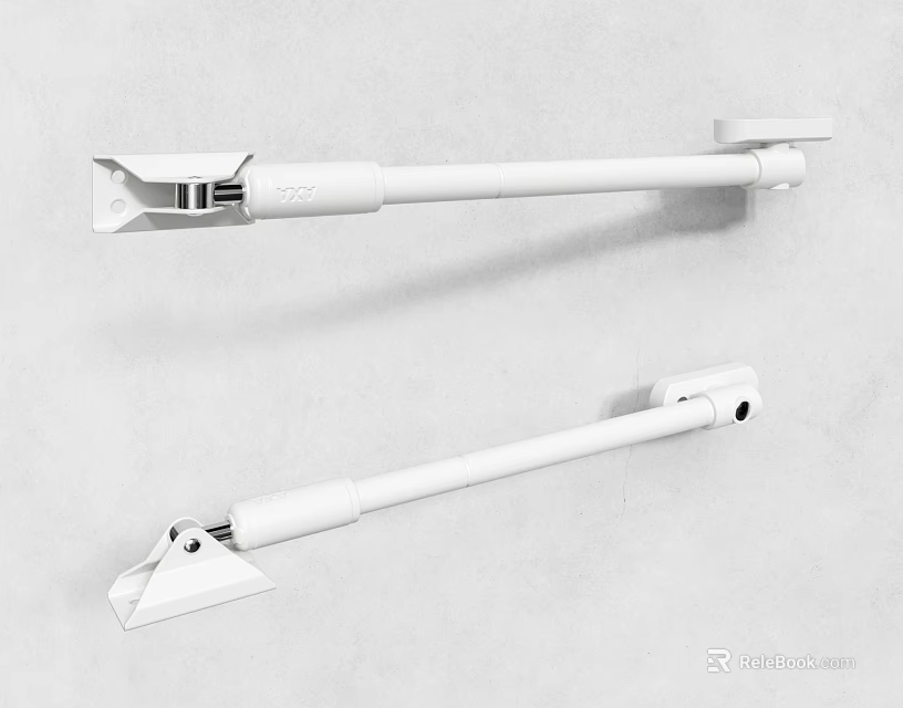 Modern Wall Lamp With White Adjustable Arm And Simple Design For Home 3d model 