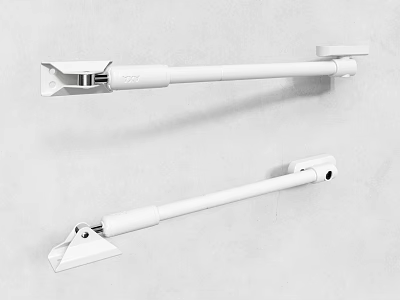 Modern Wall Lamp With White Adjustable Arm And Simple Design For Home 3d model