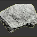Natural White Stone With Textured Surface And Gray Specks Ideal For Building Projects