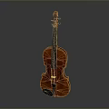 Violin Violin Cartoon Violin Animation Violin Instrument String Western Instrument 3d model