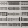 Various Stylish Railing Designs With Intricate Patterns And Metal Frames