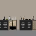 Elegant Modern Kitchen Interior With Stylish Cabinets Wine Storage And Decorative Ornaments