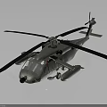 3D Rendered Military Helicopter With Detailed Rotor And Fuselage Design