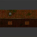 Cartoon House Scene With Red Roof White Walls Brown Wooden Frames Windows And Door