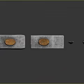 Hardware Tools Including Hammers With Metal Heads And Wooden Handles And Different Sizes Crowbars