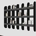 Open Bookshelf Bookcase 3d model