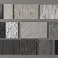 Various Tile Samples With Different Textures Colors And Patterns For Interior Design 3d model