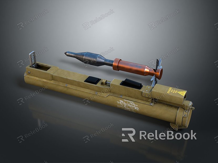 Rocket rocket launcher to air weapon to air missile shoulder missile shoulder rocket model