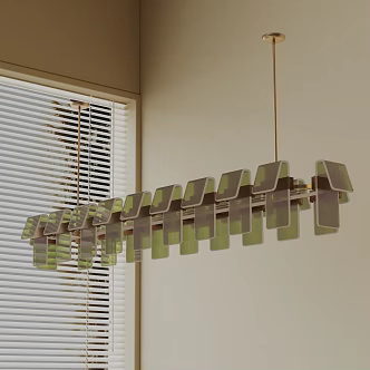 Modern chandelier 3d model