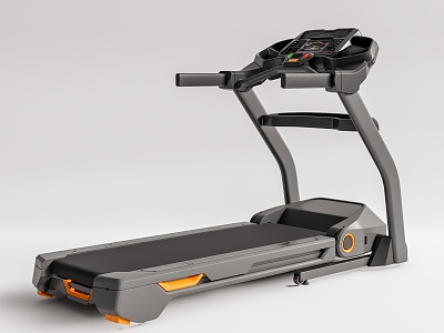 Modern Treadmill Fitness Equipment Sports Equipment 3d model