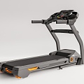 Modern Treadmill Fitness Equipment Sports Equipment 3d model