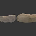 Ancient Primitive Stone Axe Weapon With Handcrafted Details And Rough Surface 3d model