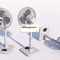 Different Types of Electric Cooling Fans Including Floor Standing and Wall Mounted Styles