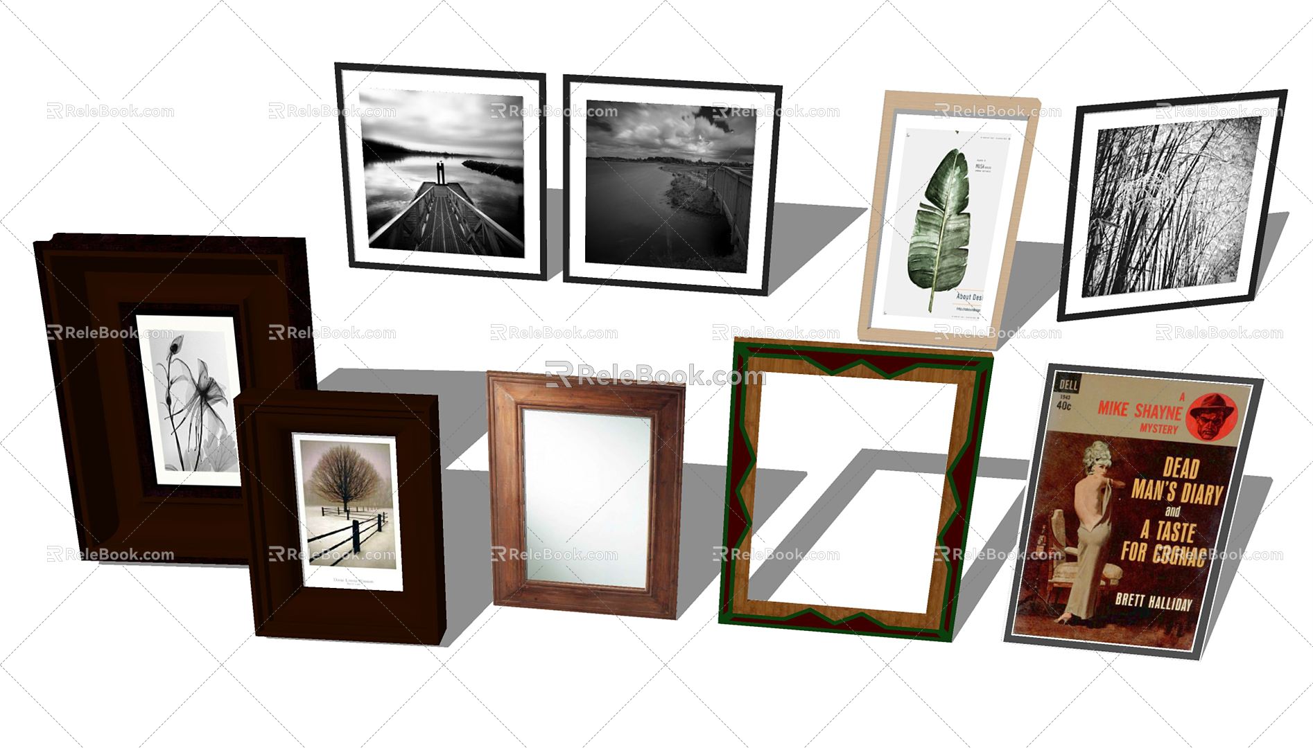 Modern Photo Frame 3d model