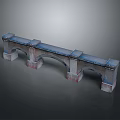 Traditional Stone Bridge Design With Multiple Arched Piers And Deck Surface