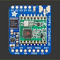 Electronic Development Board With Blue PCB Microchip Pins And Electronic Components 3d model