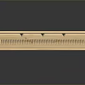 Wooden Tray With Natural Wood Material Carved Details And Raised Base For Home Living Storage