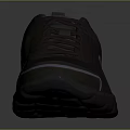 Grey Athletic Sports Shoes With Lace Up Design Mesh Upper And Rubber Sole