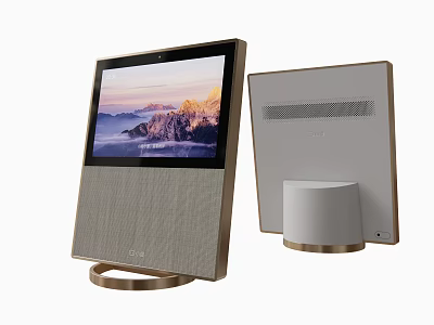 Smart Display Speaker And Smart Home Accessories 3d model