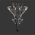 Military Fighter Jet With Camouflage Paint And Red Emblems On Sleek Design
