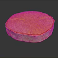 Natural Round Wood Slice With Visible Tree Rings And Smooth Natural Texture