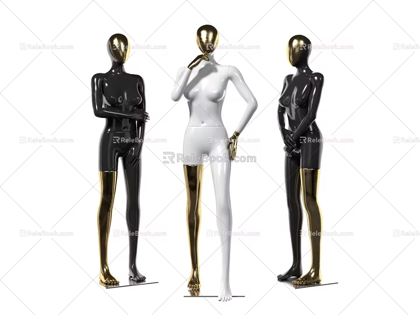 Modern Character Costume Model 3d model