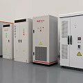Industrial Energy Control Equipment Cabinets With Multiple Units And Safety Features