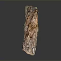 Natural Stone And Wood Decorative Sculpture With Organic Textured Surface Design