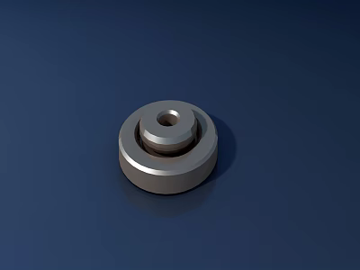 High Quality Hardware Tool Metal Bearing with Smooth Surface Precision Design for Industrial Machinery Applications 3d model