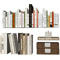 Stylish Books Magazines Arrangement With Colorful Spines And Decorative Storage Boxes