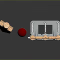 High Quality Wooden Cricket Sports Equipment Set With Bat Stumps And Ball