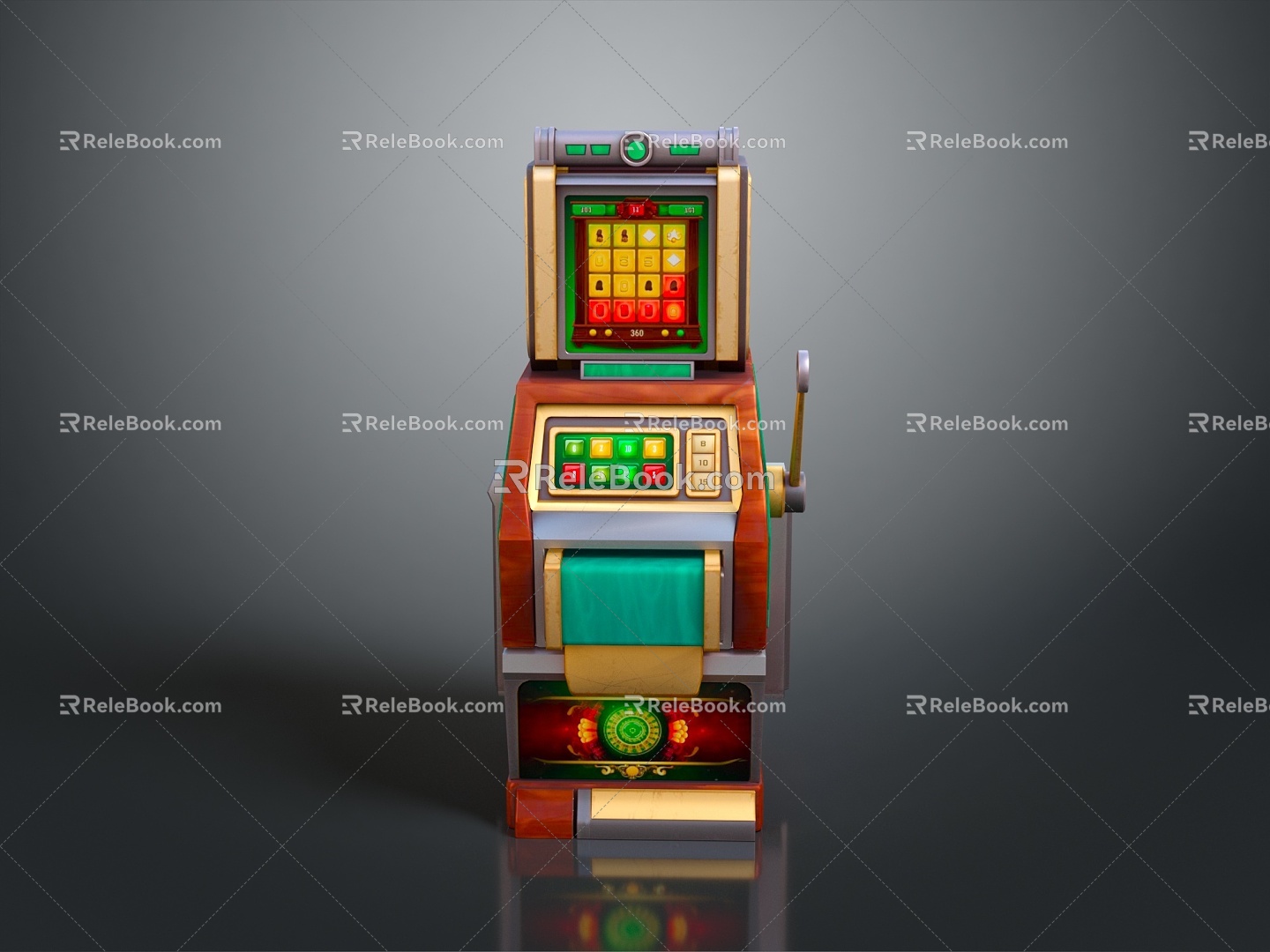 Game machine large game machine coin-operated game machine arcade 3d model