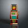 Game machine large game machine coin-operated game machine arcade 3d model