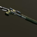 PBR Sniper Gun Firearms Weapon Sniper Rifle Shooting Weapon First Person Game Props 3d model