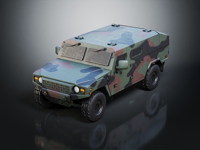 modern military vehicle military off-road vehicle model