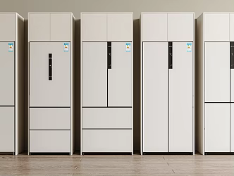Modern Refrigerator Smart Refrigerator French Refrigerator Open Door Refrigerator Cross Door Refrigerator Electric Cabinet 3d model