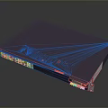 Juniper Purple Network Switch Featuring Multiple Front Panel Ports And Modern Design